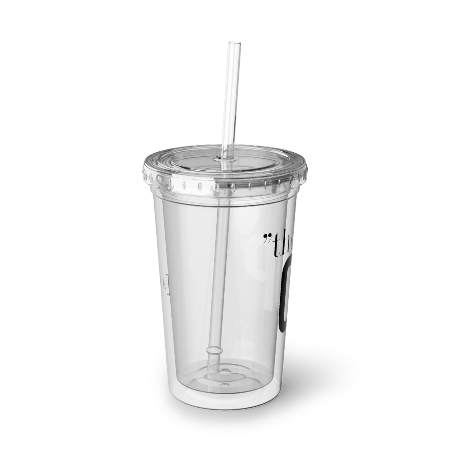 "The" Cup (Black Letters)